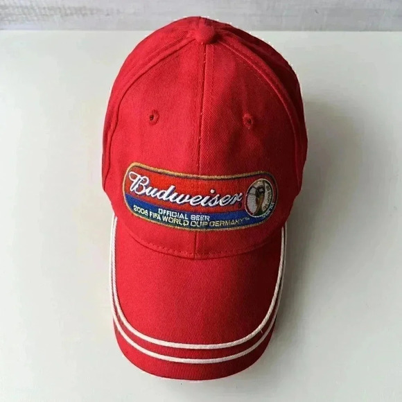FIFA WORLD CUP HAT SOCCER BASEBALL CAP BUDWEISER OFFICIAL BEER 2006 - Picture 2 of 7